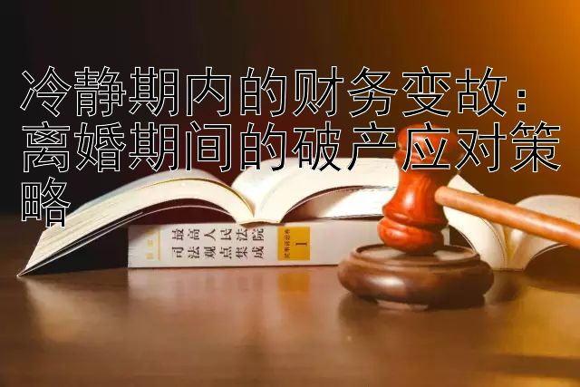 冷静期内的财务变故：离婚期间的破产应对策略