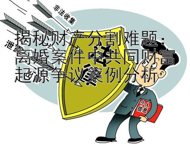 揭秘财产分割难题：离婚案件中共同财富起源争议案例分析