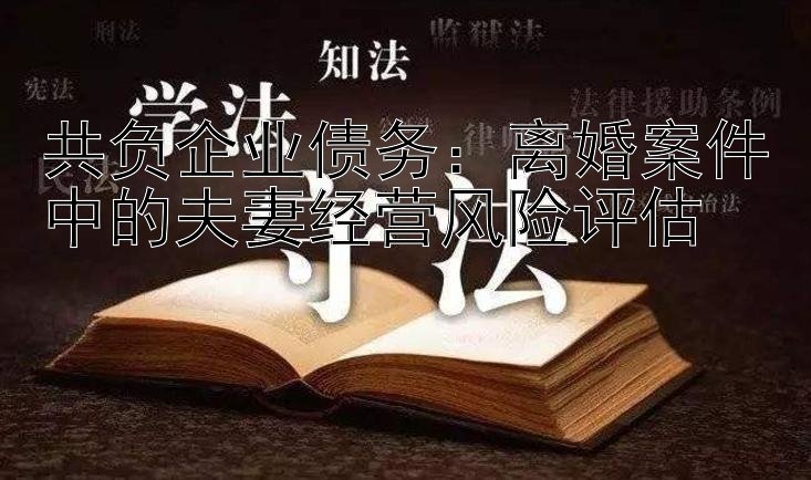 共负企业债务：离婚案件中的夫妻经营风险评估