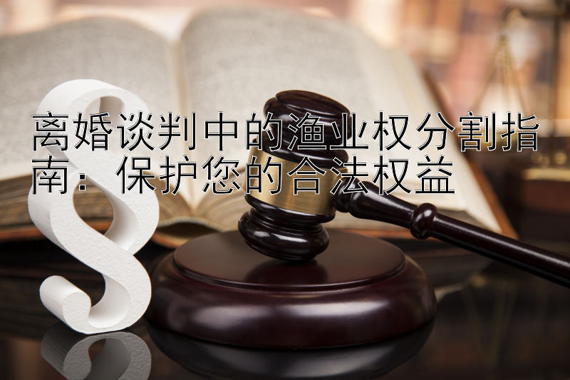 离婚谈判中的渔业权分割指南：保护您的合法权益