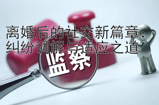 离婚后的社交新篇章：纠纷调解与适应之道