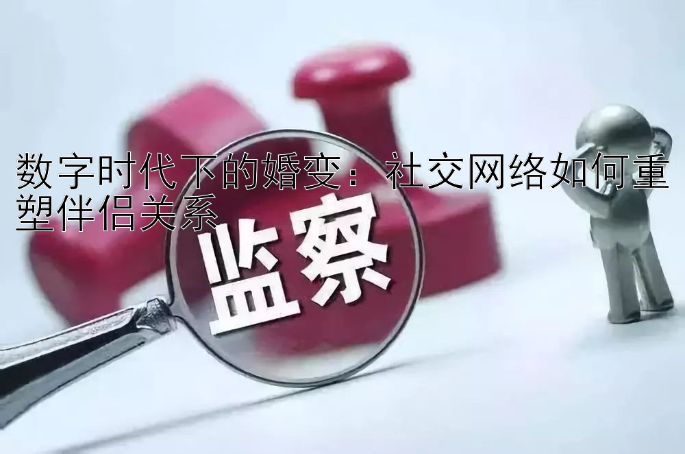 数字时代下的婚变：社交网络如何重塑伴侣关系