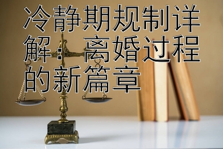 冷静期规制详解：离婚过程的新篇章