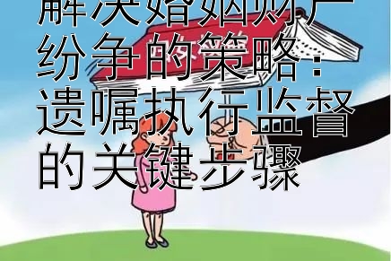 解决婚姻财产纷争的策略：遗嘱执行监督的关键步骤