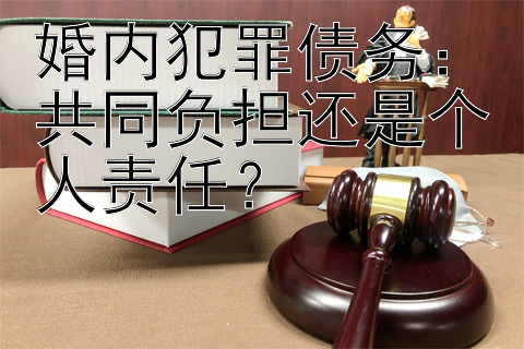 婚内犯罪债务：共同负担还是个人责任？