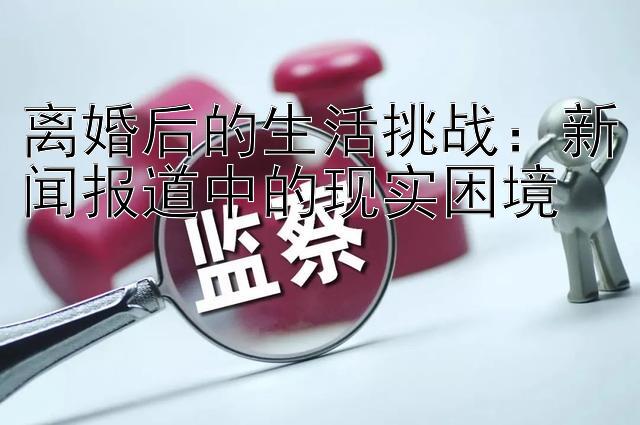 离婚后的生活挑战：新闻报道中的现实困境