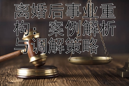 离婚后事业重构：案例解析与调解策略