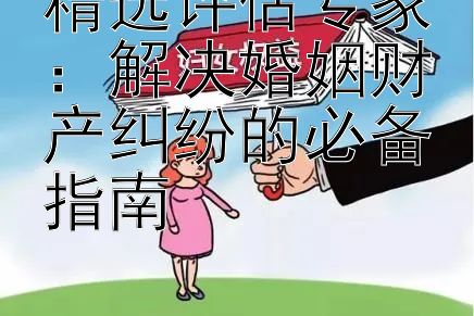 精选评估专家：解决婚姻财产纠纷的必备指南