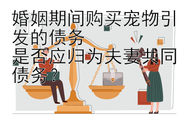 婚姻期间购买宠物引发的债务  
是否应归为夫妻共同债务？