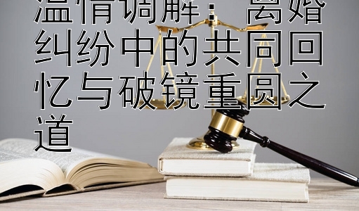 温情调解：离婚纠纷中的共同回忆与破镜重圆之道