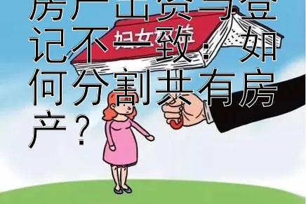 房产出资与登记不一致：如何分割共有房产？